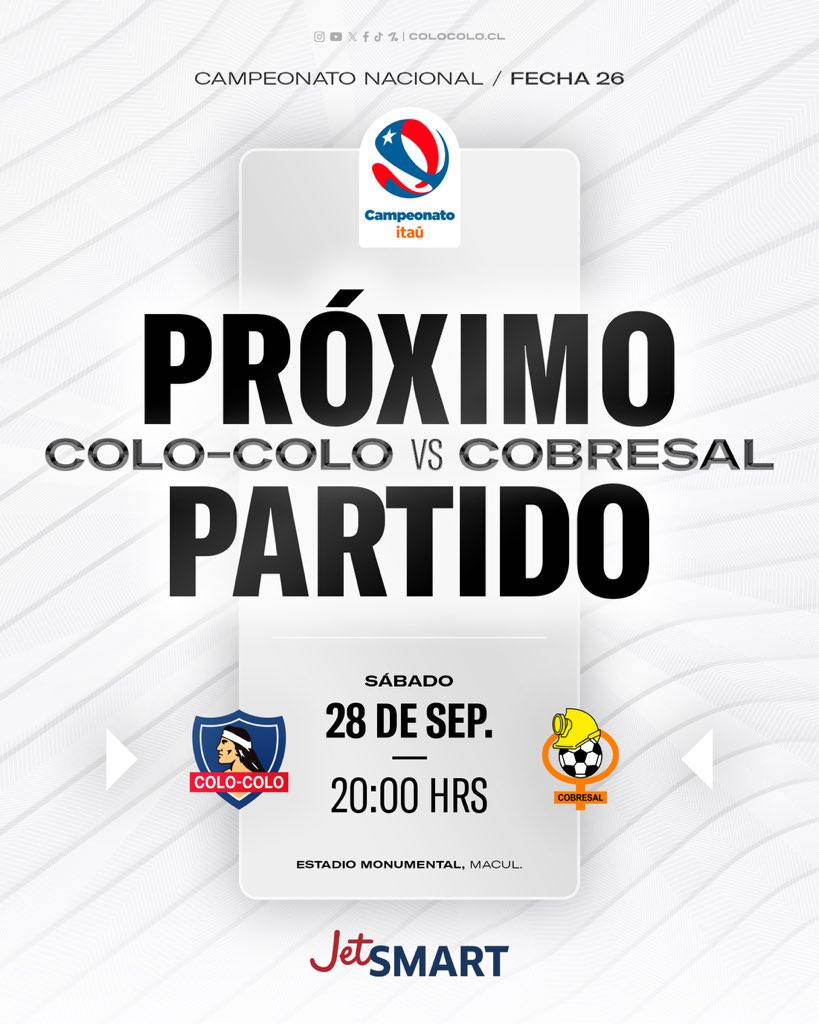 ver el partido de colo colo vs cobresal