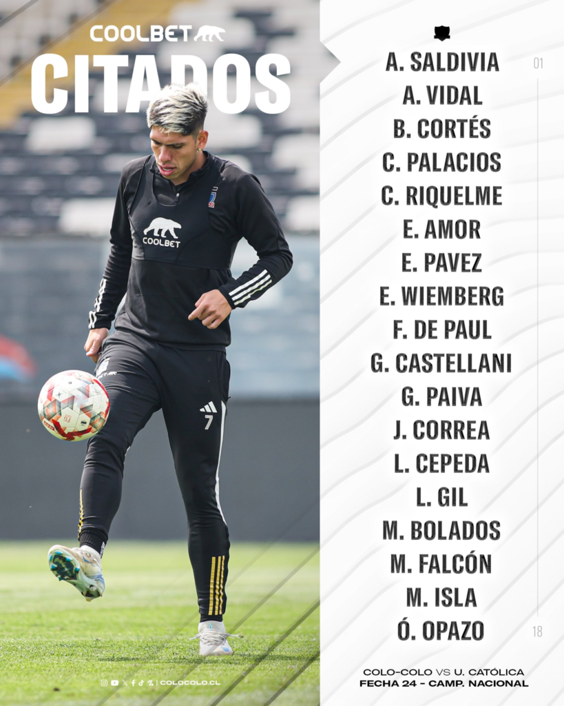 colo colo juega hoy ante