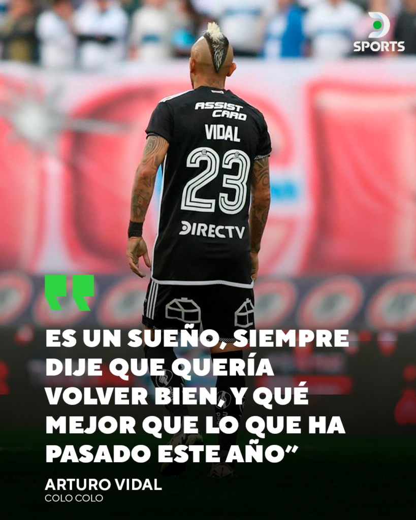 arturo vidal por su presente en colo colo